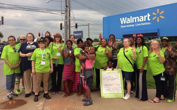 Walmart moms protest for a living wage